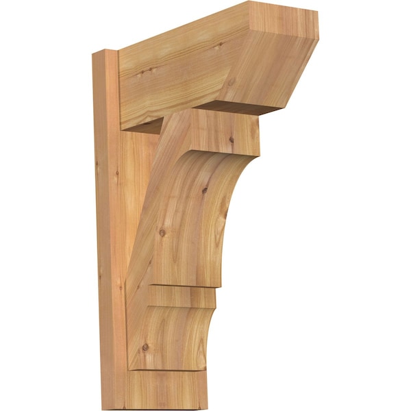 Ekena Millwork Balboa Slat Smooth Outlooker, Western Red Cedar, 7 1/2"W x 16"D x 24"H OUT08X16X24BOA06SWR - main